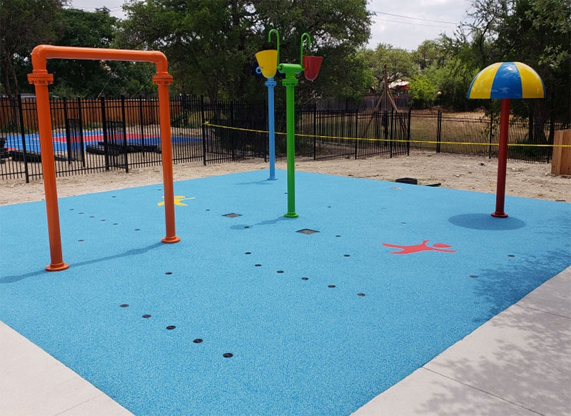 ElastaStone on playground surface