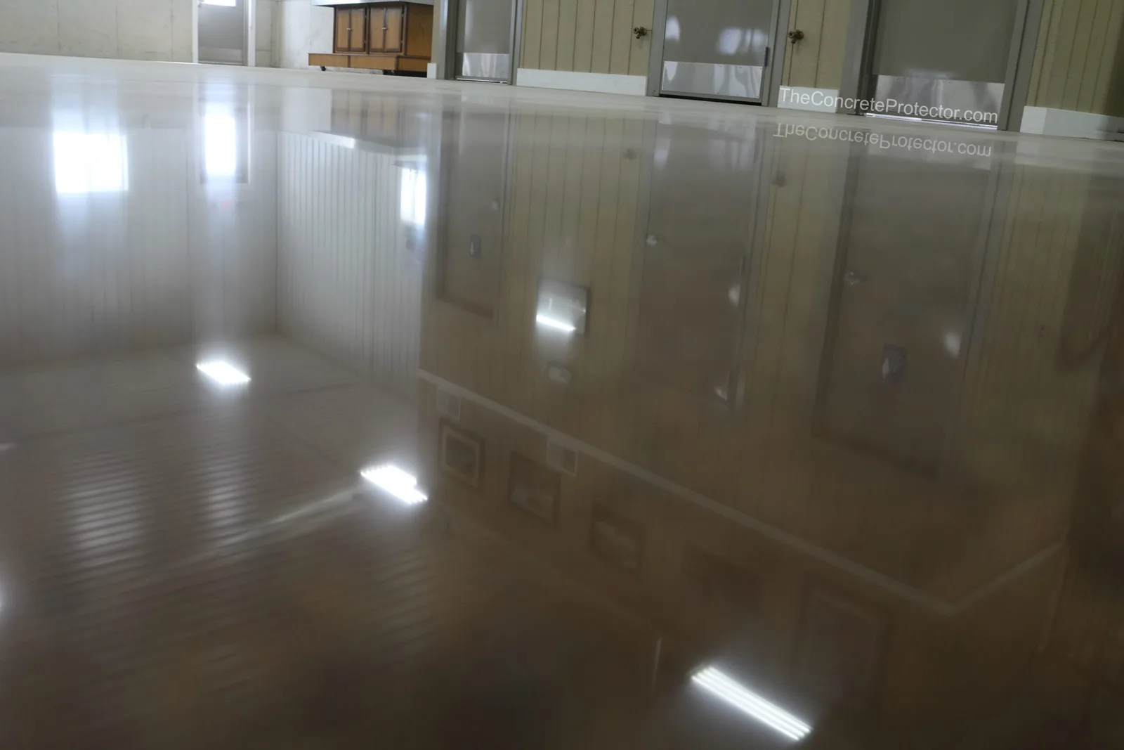 Polished concrete surface project