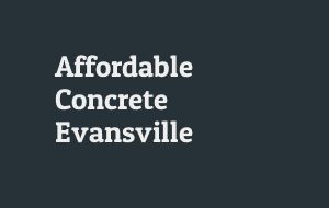 Affordable Concrete Evansville logo