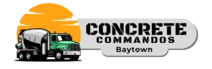 Concrete Commandos Baytown logo