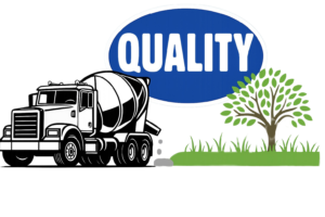 Quality concrete & landscaping LLC logo