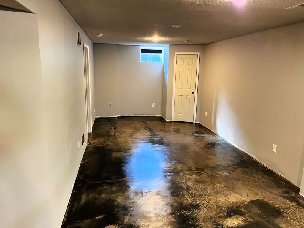 Concrete Staining, a coating system offered by Adams Property Works in Great Mills, MD