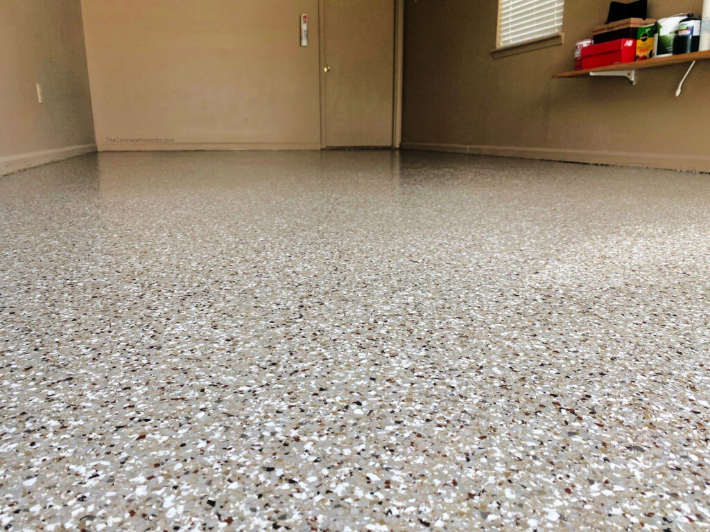 GraniFlex Garage, a coating system offered by Artisan Concrete Coatings in Jenkins, MN