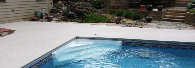 Example of a finished flake epoxy concrete floor coating in Orlando, FL – Home Shield Coating Of Florida