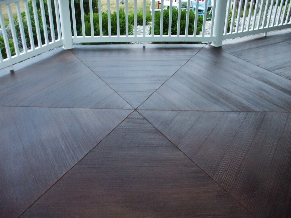 Concrete Wood Gazebo, a coating system offered by Epoxy Works by Flooring Max in Leonardtown, MD