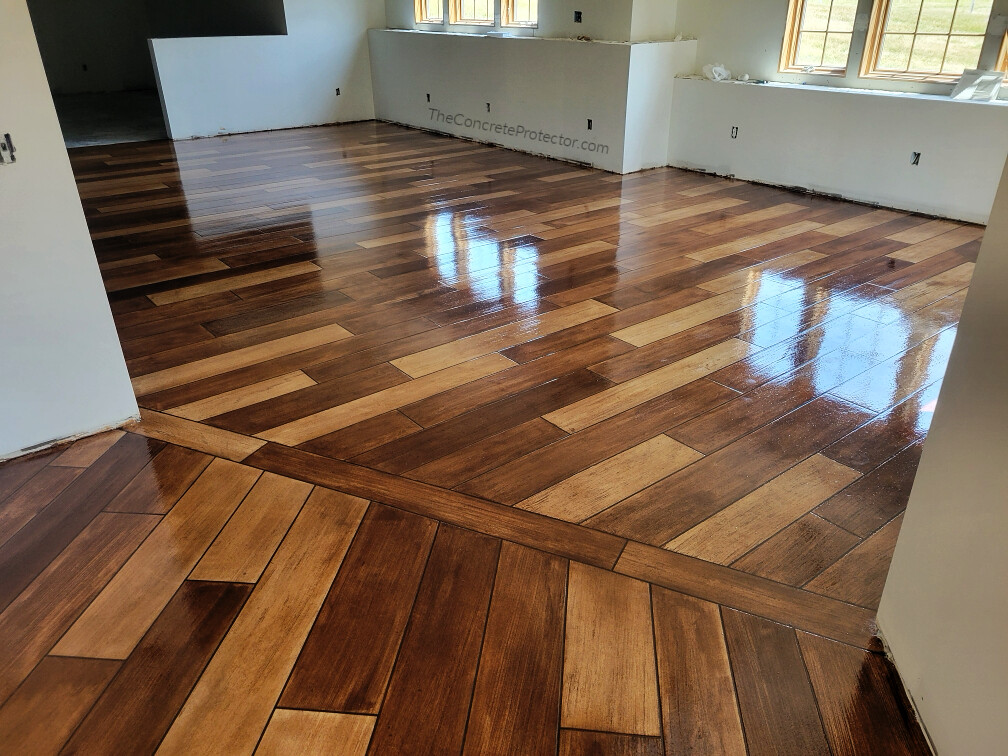 Rustic Concrete Wood by Homestead Coatings and Construction, LLC in Fort Wayne, IN