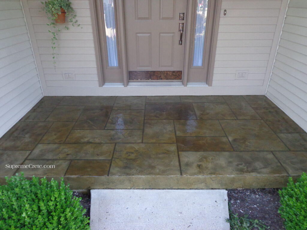 Ashlar Slate Porch, a coating system offered by Sure Coat Epoxy in Brinson, GA