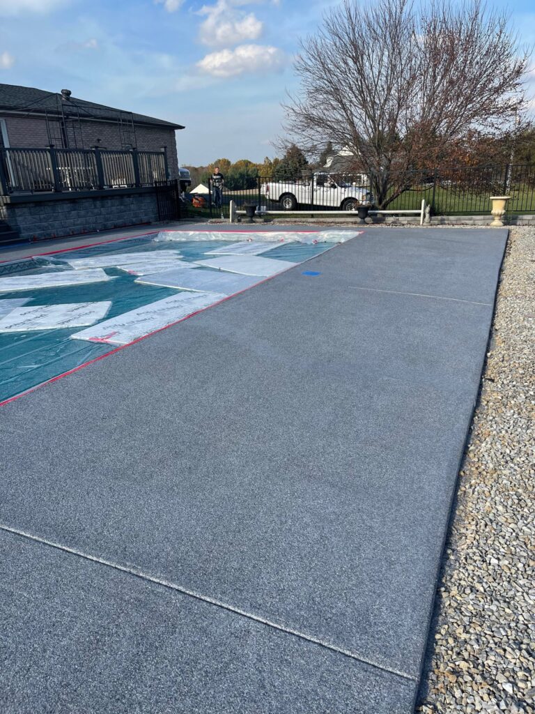 Finished concrete coating project by Tailored Concrete Coatings in Boyce, VA